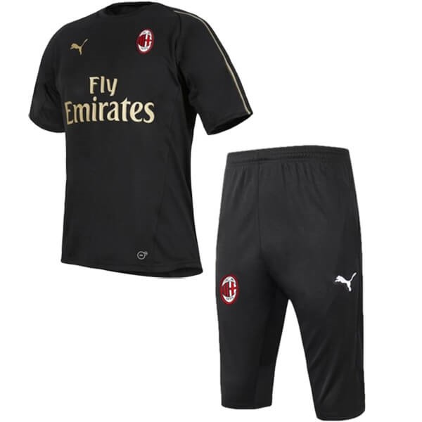 Entrenamiento AC Milan Conjunto Completo 2018/19 Negro